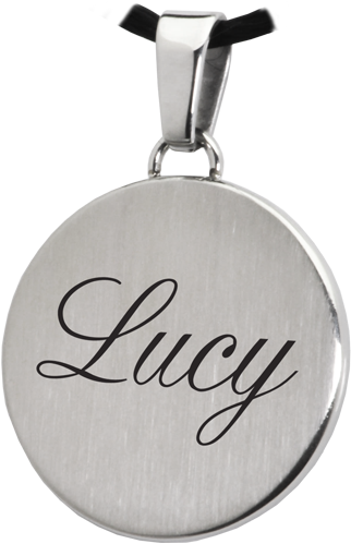 Wholesale Stainless Steel Round Flat With Text Engraving - Locket (500x500)