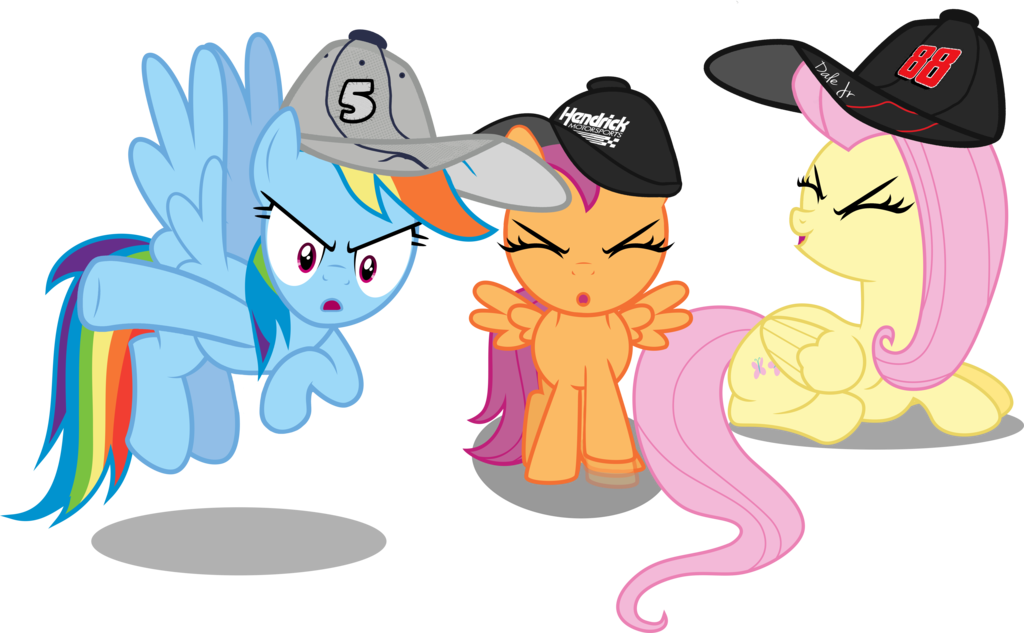 The Nascar Pony Fans By Shutterflyeqd - Nascar Rainbow Dash (1024x633)