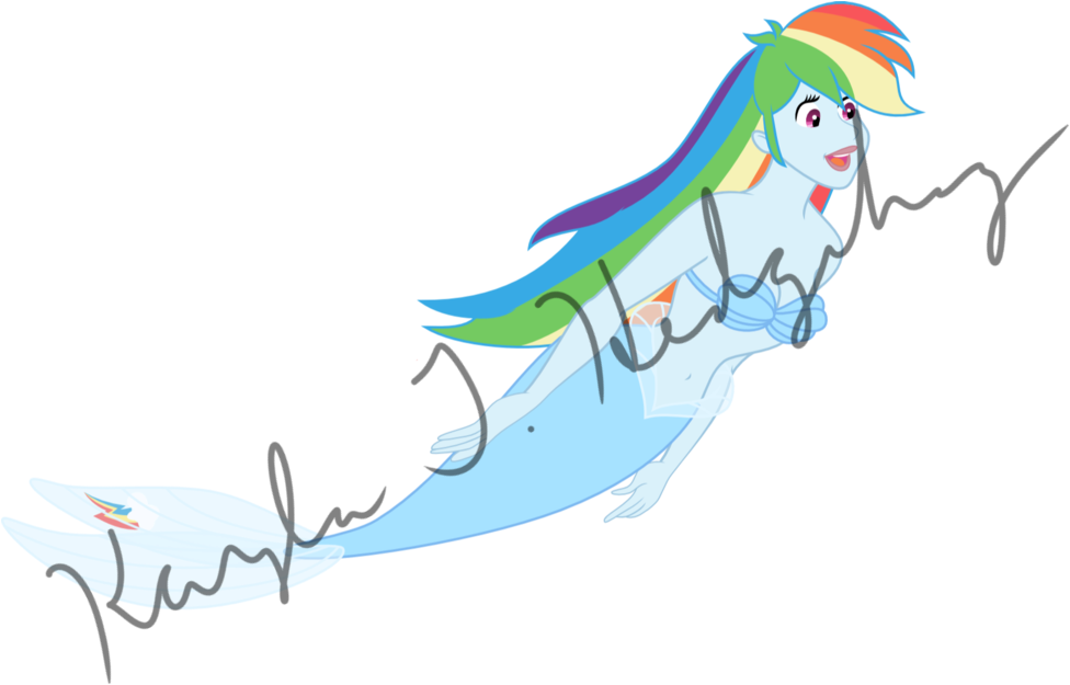 Mermaid Rainbow Dash By Kaylathehedgehog - Mermaid Rainbow Dash By Kaylathehedgehog (1024x679)