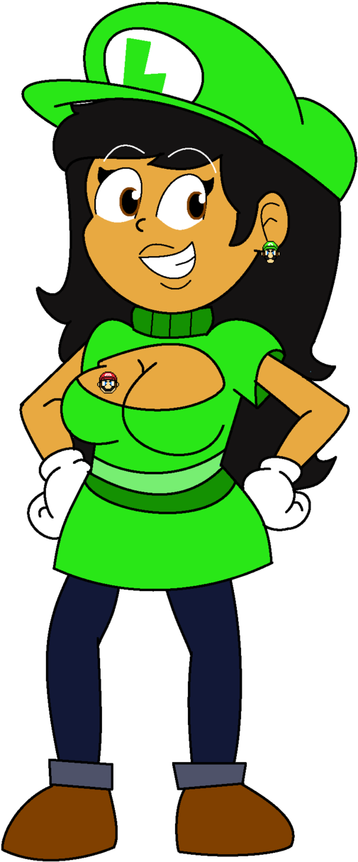 Genderswap Self - Cartoon (612x1303)