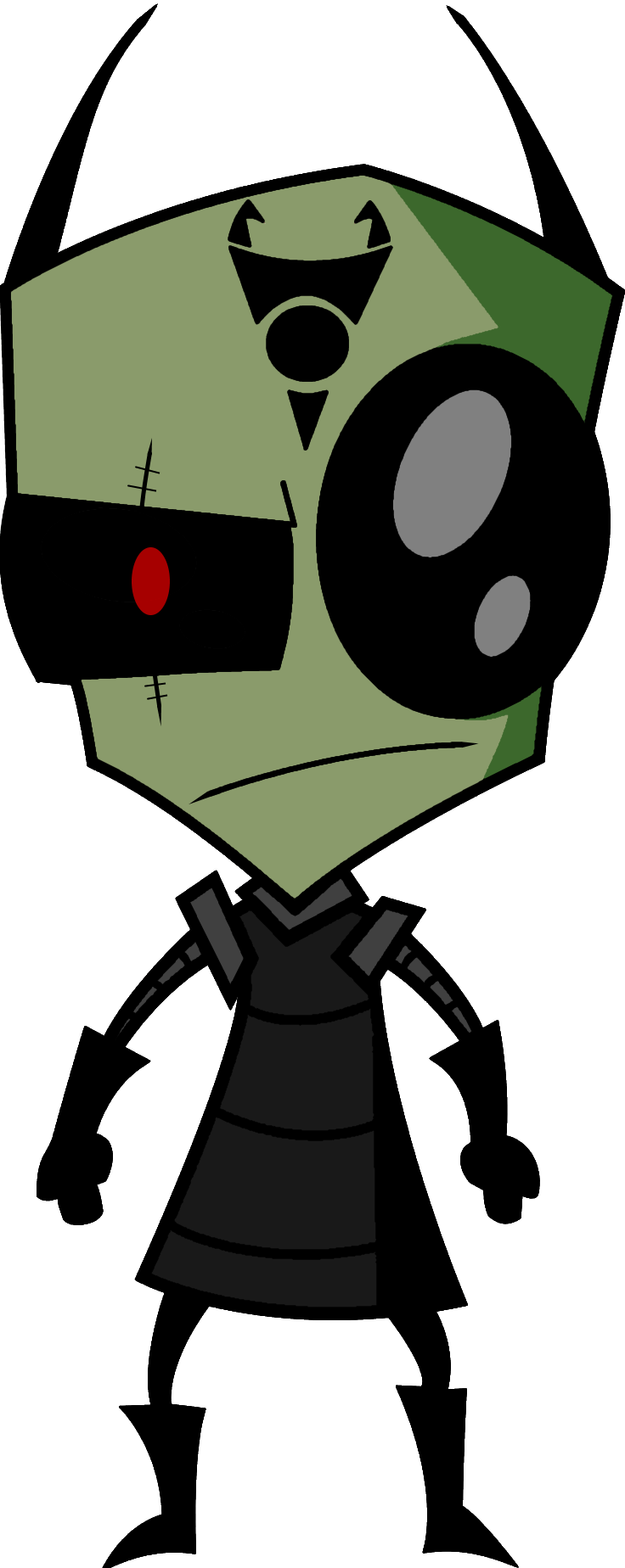 Krak By 6the6overlord6 - Zim From Invader Zim (736x1848)