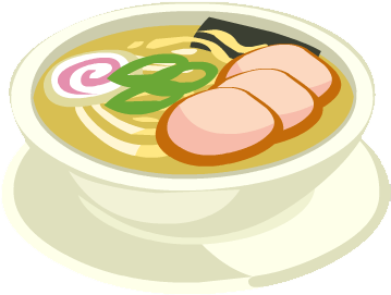 Yakibuta Ramen - Thai Food Cartoon Png (358x358)