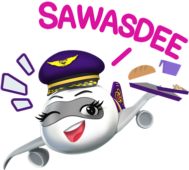 Thai Introduces Line Stickers Marking 57th Anniversary - Thai Airways Sticker (1000x1000)
