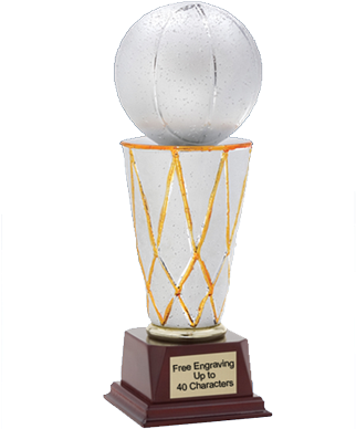 Ceramic Basketball Tower, , - Ceramic Basketball Trophy (396x396)