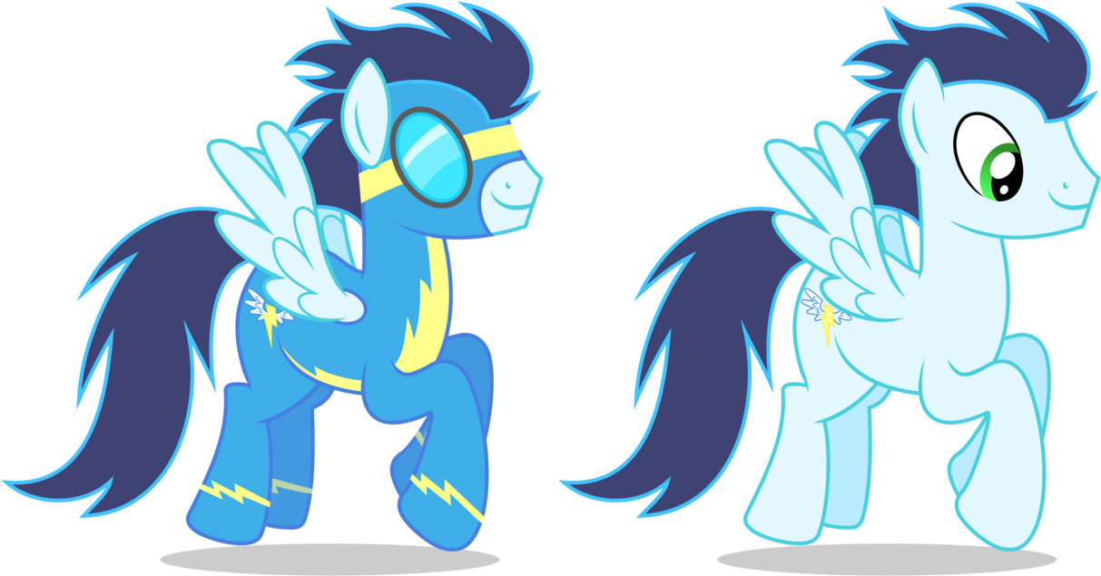 Rainbow Dash Hovering Download - Wonderbolts Soarin (1228x651)