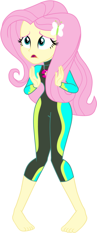 Fluttershy) My Little Pony Equestria Girls Beach Collection Flu