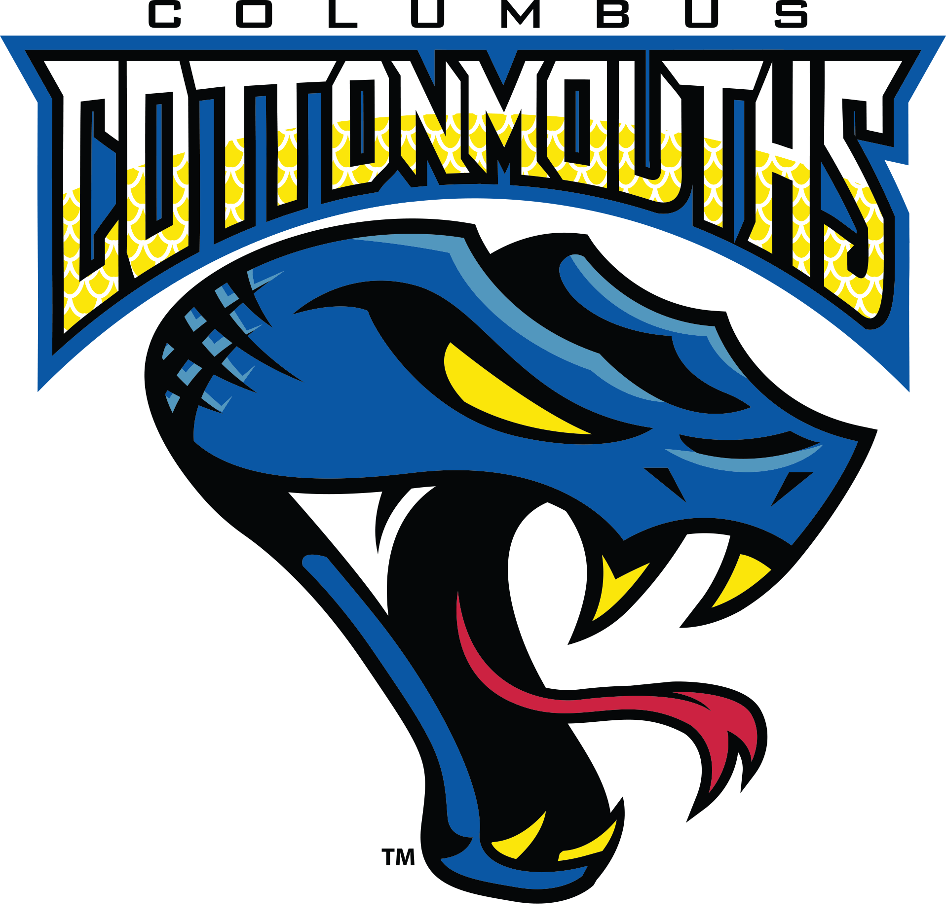 Columbus Cottonmouths Logo (1917x1866)