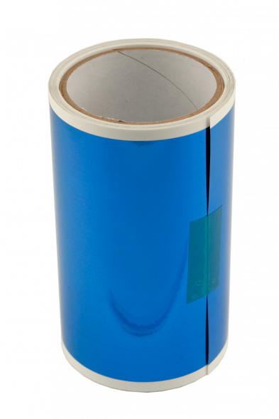 Blue 6" X 25' Engravable Laser Foil - Paper (500x588)