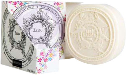 Zazou Engraving Soap - Sabé Masson Savon Zazou (600x600)
