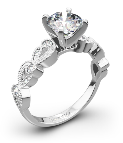 Simon G Wedding Rings Simon G Tr473 Duchess Diamond - Engagement Ring (500x500)