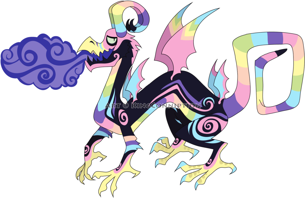 [adopt] Derpy Dragon Auction [pending] By Kingconniption - Cartoon (1024x668)