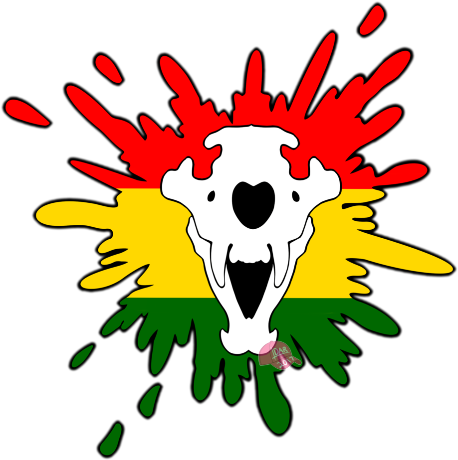 San's Rasta Lion Skull Shirt Graphic By Pinkcappanda - Splash Clip Art (1024x1024)