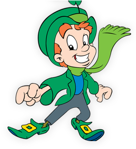Leprechauns Are Lucky, The Cereal Does Seem A Little - Lucky Charms Leprechaun Png (480x350)