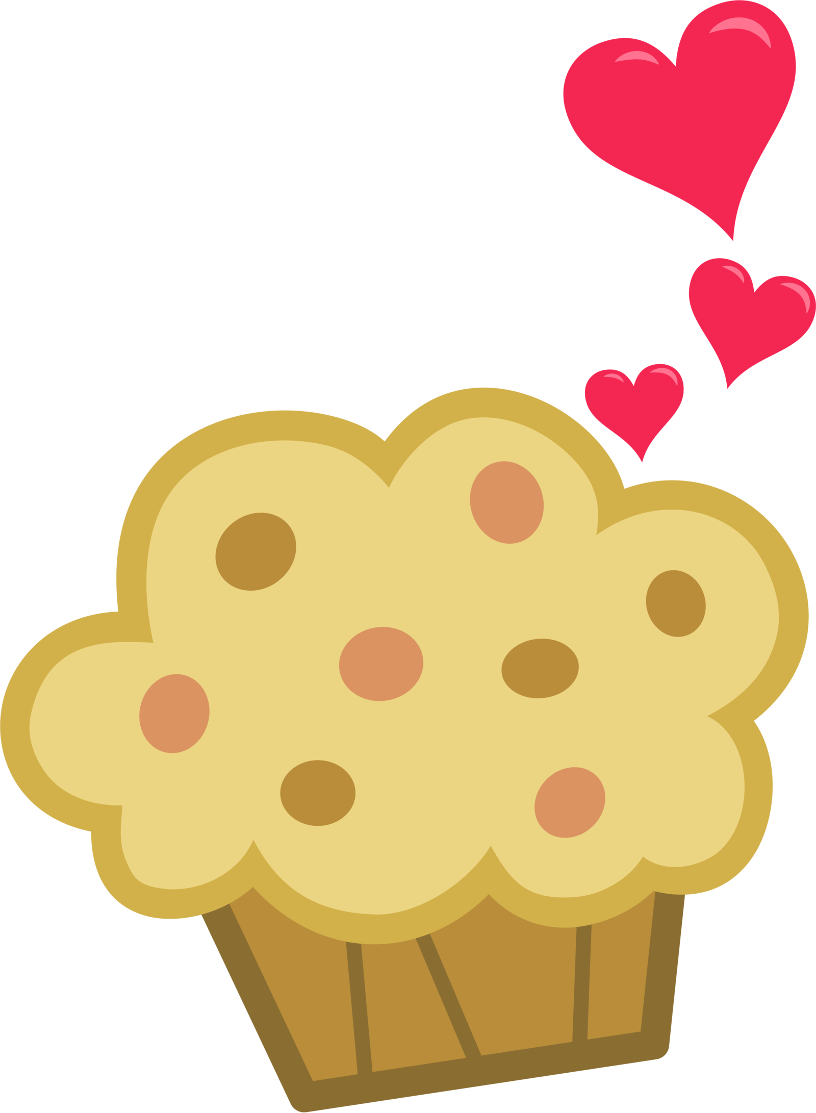 Muffin Hooves Cutie Mark - Mlp Muffin Cutie Mark (1600x2182)