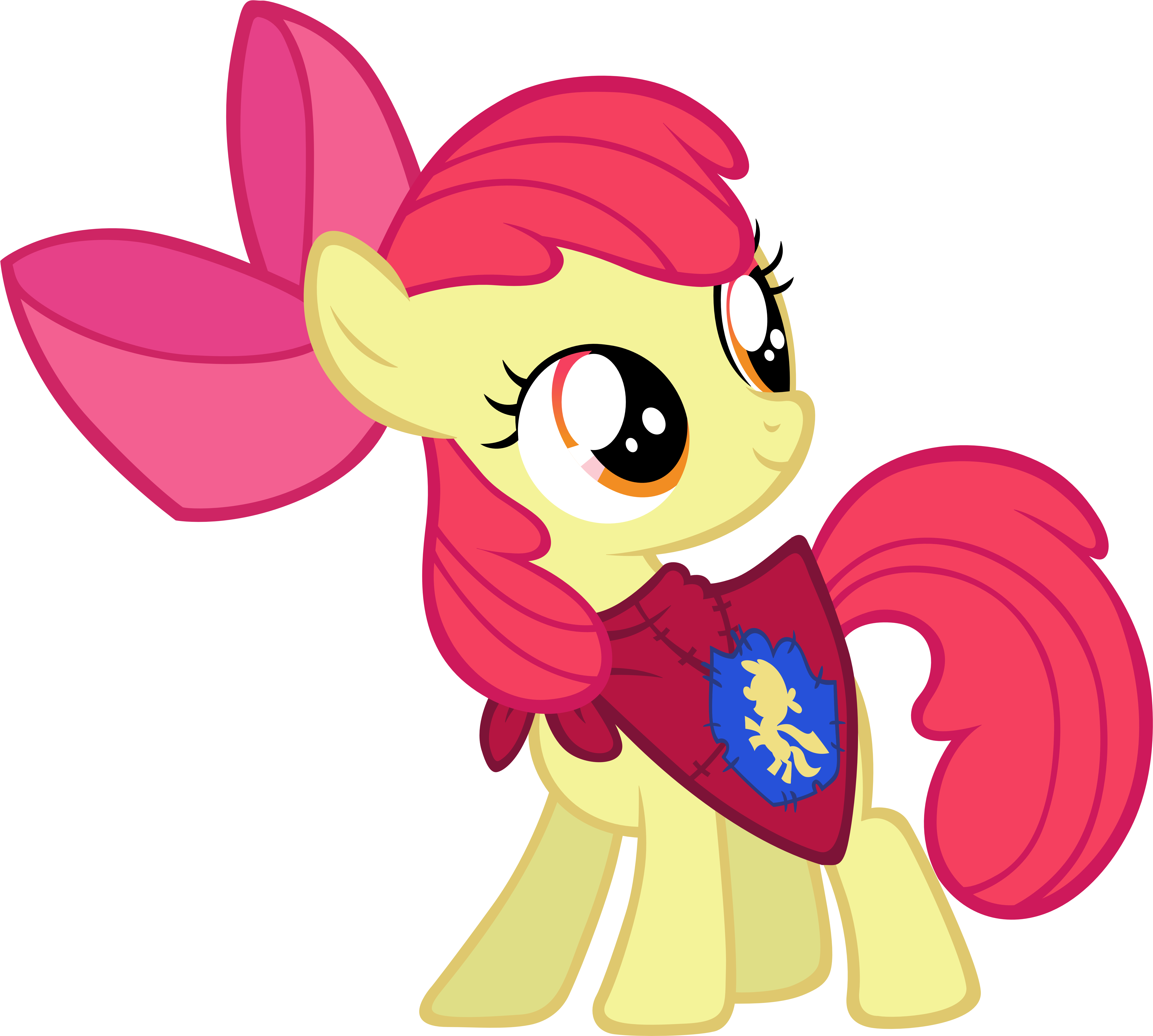 Apple Bloom Logo Images Gallery - Cutie Mark Crusaders Cape (6523x5993)