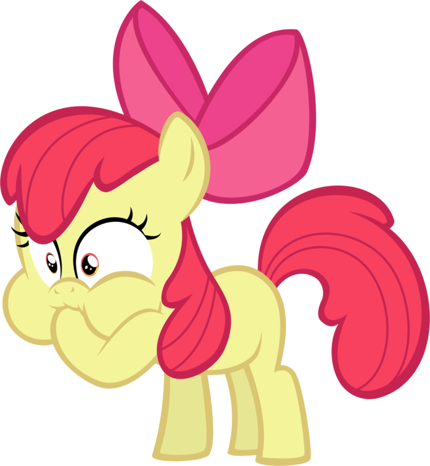 Apple Bloom Is Disgusted By Iamcommando13 - Little Pony Friendship Is Magic (859x930)