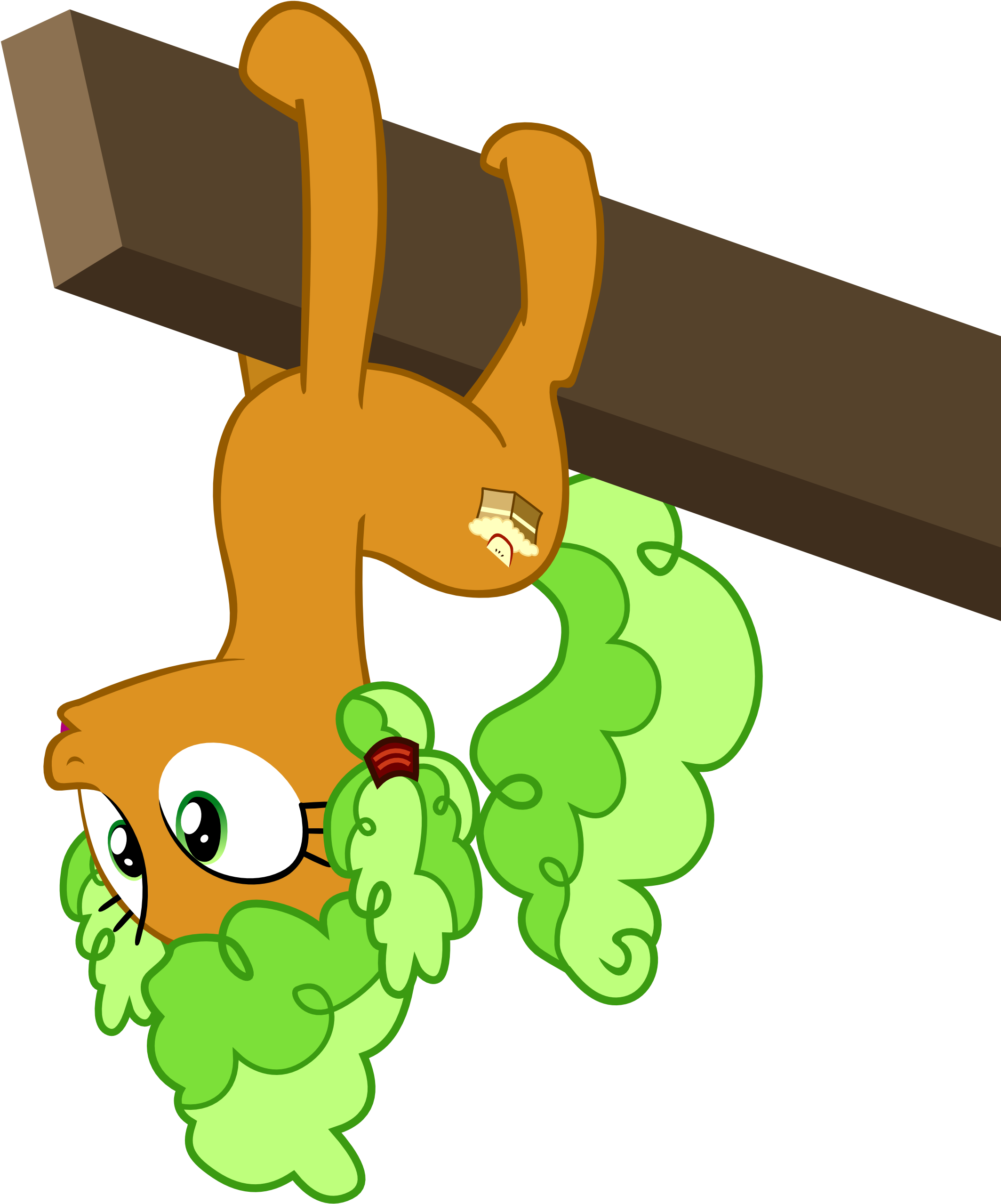 Apple Pony By Iks83 Apple Pony By Iks83 - Mlp Earth Pony Scared Of Heights (2410x2783)