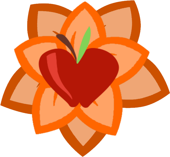 Apple Flore Cutie Mark 2 By Mayamermaid - Illustration (894x894)