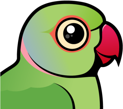 About The Rose-ringed Parakeet - Indian Ringneck Parrots Cartoon (440x440)