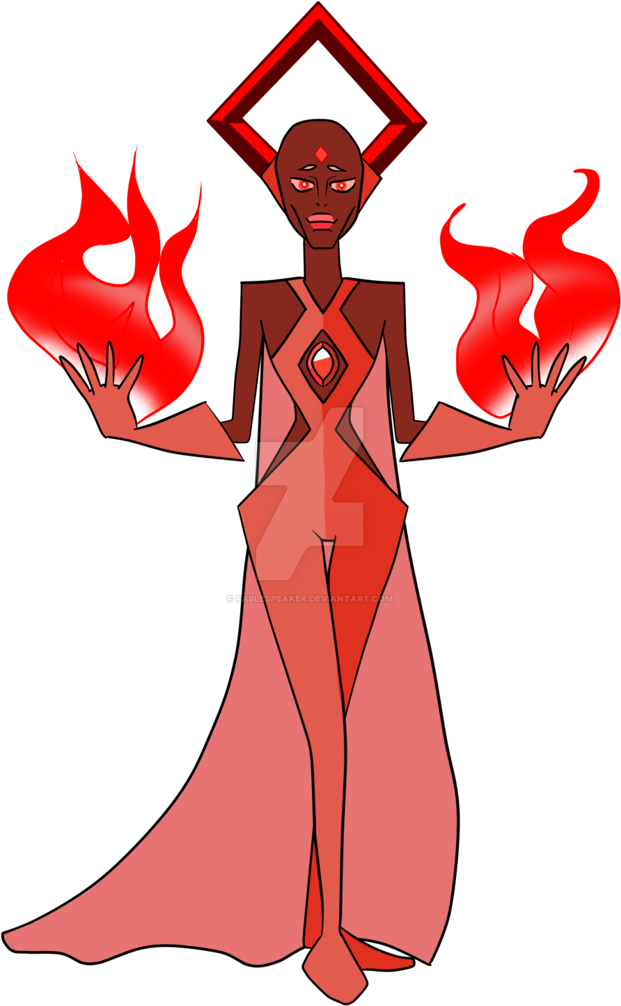 Red Diamond By Fablespeaker Red Diamond By Fablespeaker - Cartoon (1024x1536)