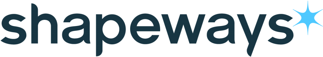 2017 Digitization Fair Sponsors - Shapeways Logo (1200x318)