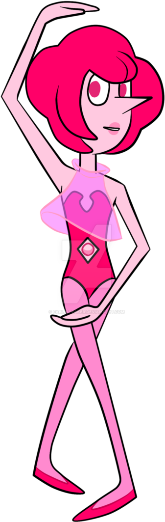 Pink Pearl By Fablespeaker - Steven Universe Lion Pink Pearl (662x1206)