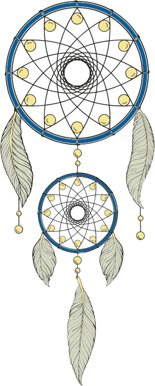 Medium Image - Colorful Dream Catcher Tote Bag (306x760)