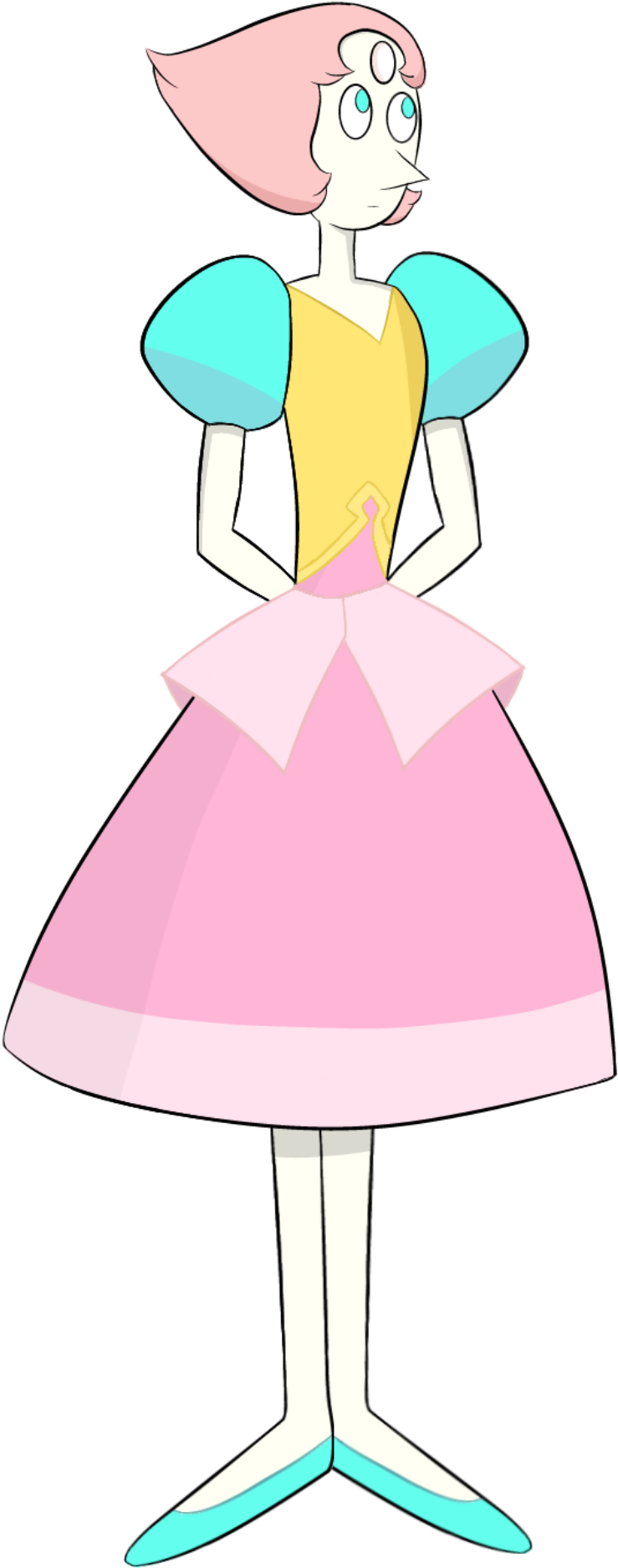 Barbie Doll What If Pink Diamond Treated Pearl As A - Pearl And Pink Diamond (754x1905)