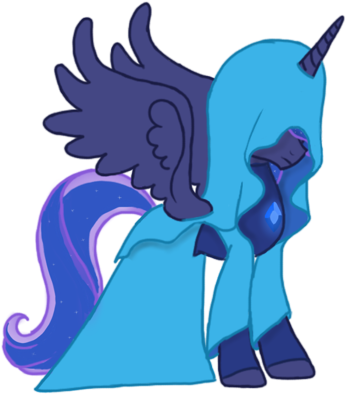 Princess Luna Blue Diamond By Tsundra - Blue Diamond My Little Pony (720x836)