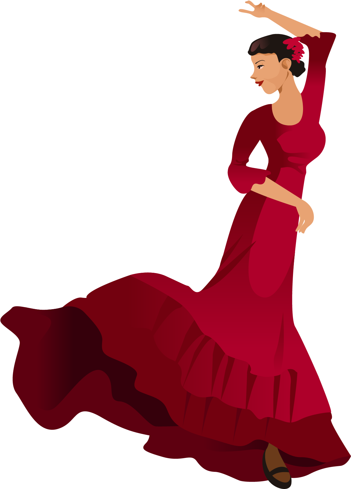 Spain Flamenco Illustration - Spain Flamenco Illustration (1583x2116)