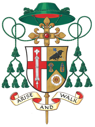 Episcopal Coat Of Arms - Orlando Coat Of Arms (400x531)