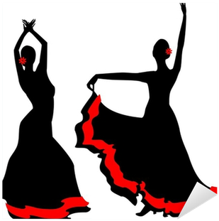 Flamenco Dancer Silhouette (400x400)