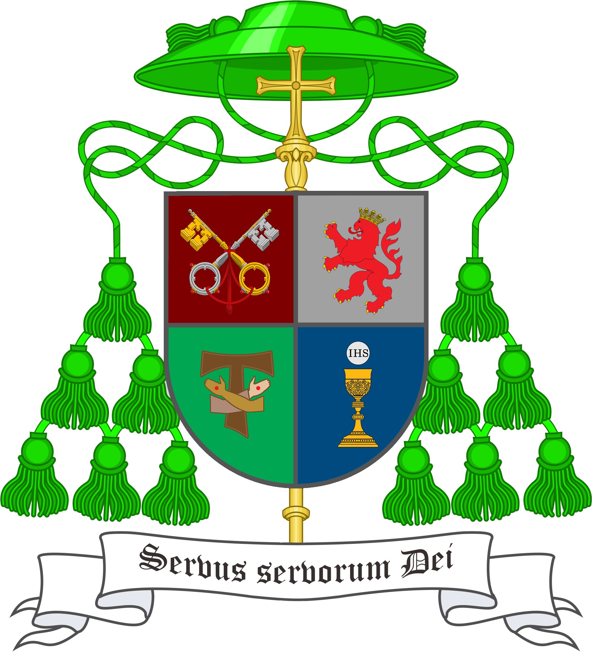 Bishop Gregory Godsey's Episcopal Shield - Scalable Vector Graphics (2000x2259)