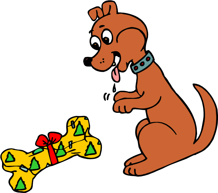 By Tasty Pet Treats Inc - Cartoon Doggie With Treats (750x659)
