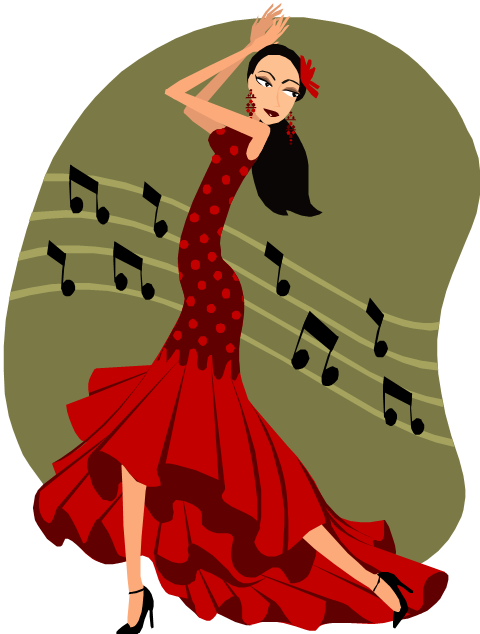 Got A Child Who Loves Song, Music, & Dance When I Was - Flamenco Comic (480x634)