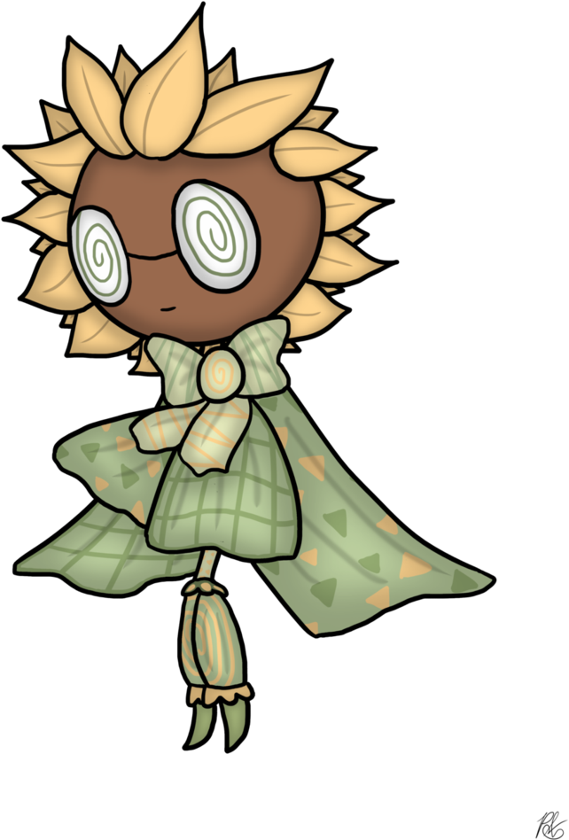 Trippy Clipart Strange - Common Sunflower (746x1070)