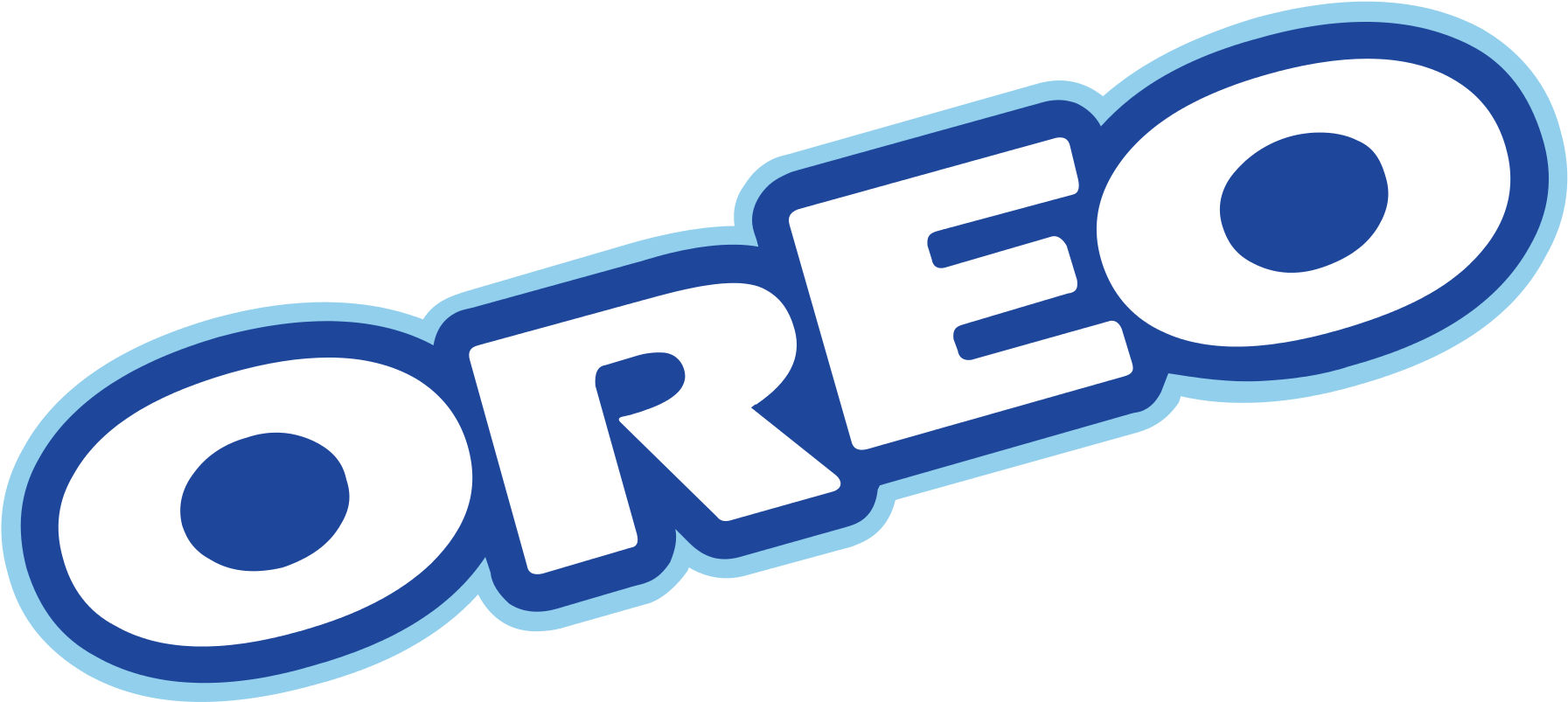Logo Oreo Alt - Oreo Chiller Krispy Kreme (2000x895)
