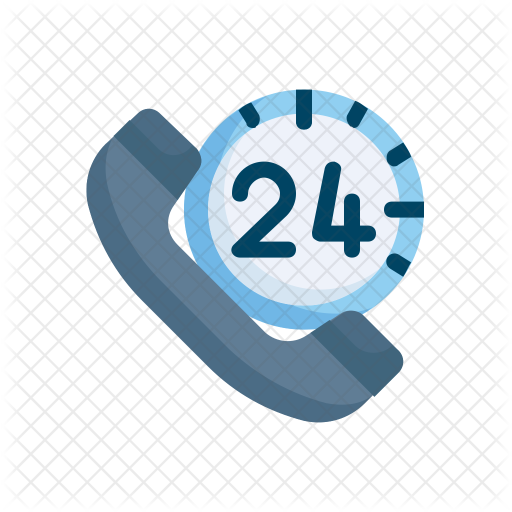 24 Hour Service Icon - Customer Service (512x512)