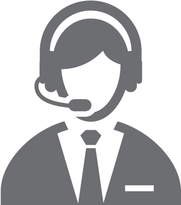Professional Customer Service - Customer Service Icon Gray (417x417)