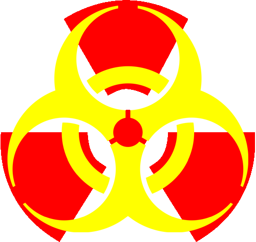Nuclear Symbol - Nuclear Biohazard Symbol (500x474)