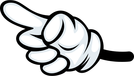 Pointing Finger Icon Design - Green Vegetable Cartoon People (550x312)