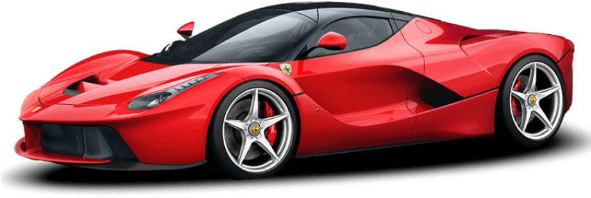 Ferrari Png Transparent Images - Ferrari Red Color Car (850x542)