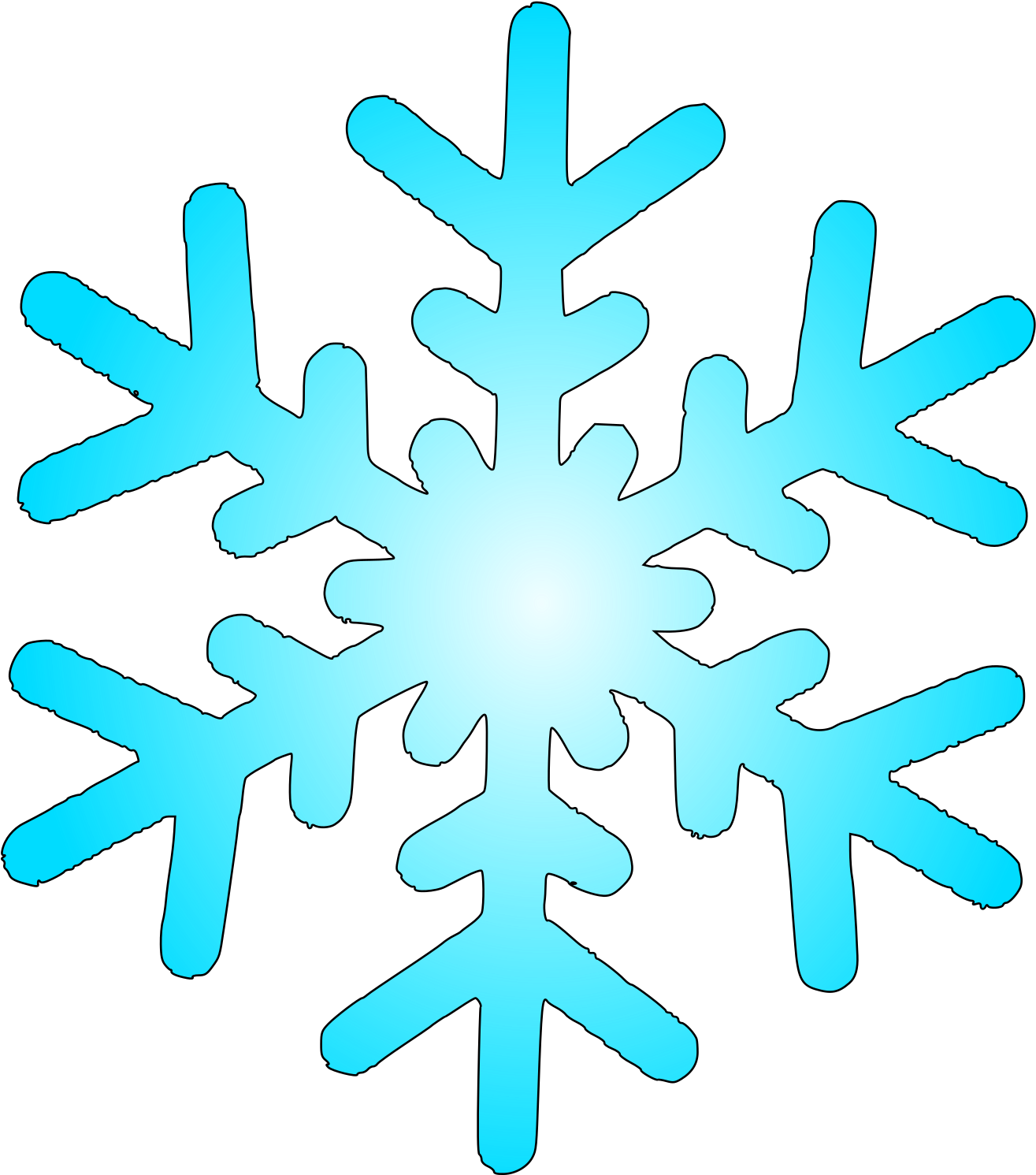 Snowflake Clipart Flake - Words To Describe Winter (2124x2400)