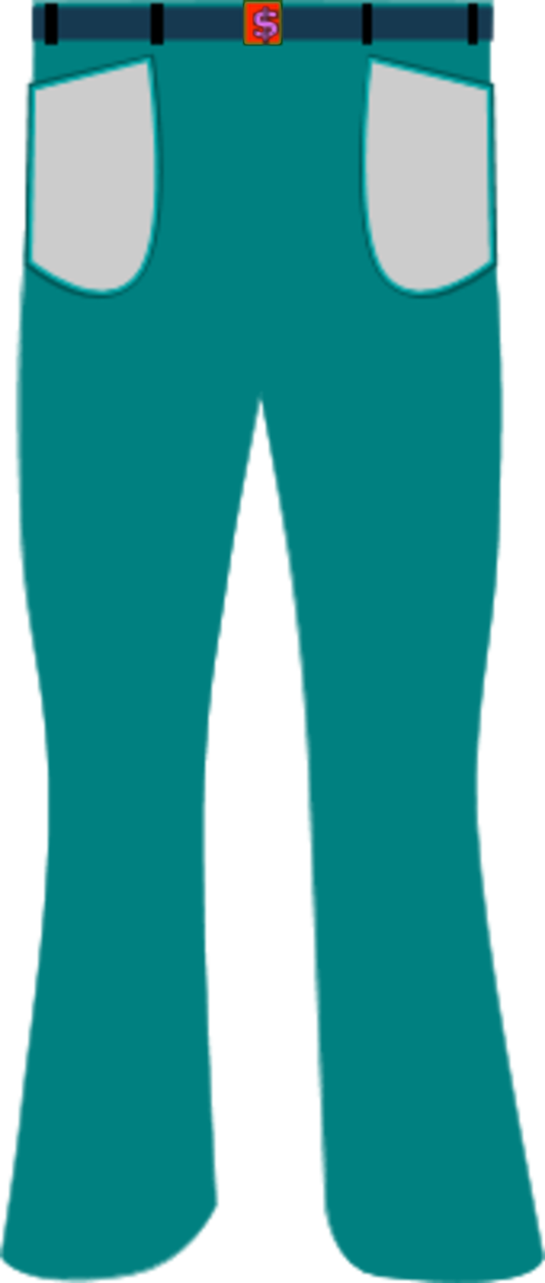 Clip Art Pants With Pictures Medium Size - Jeans (600x1412)