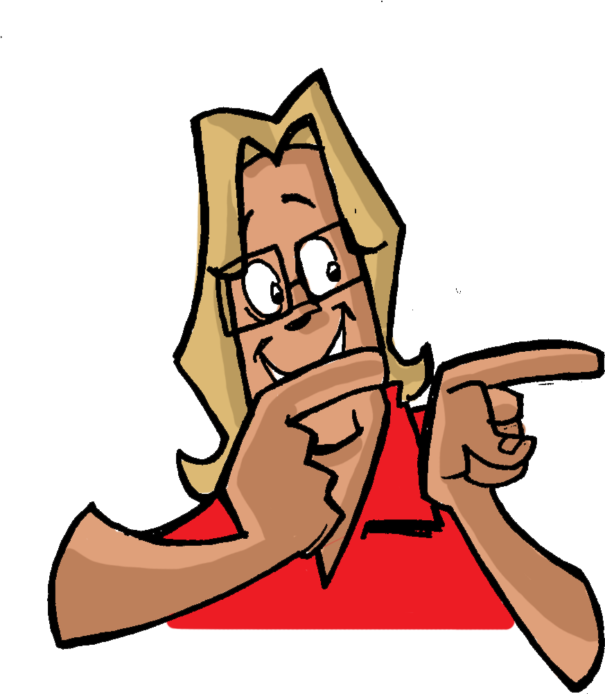 Phil Littler Pointing Fingers At Whiteboard Film Company - Cartoon (1068x1146)