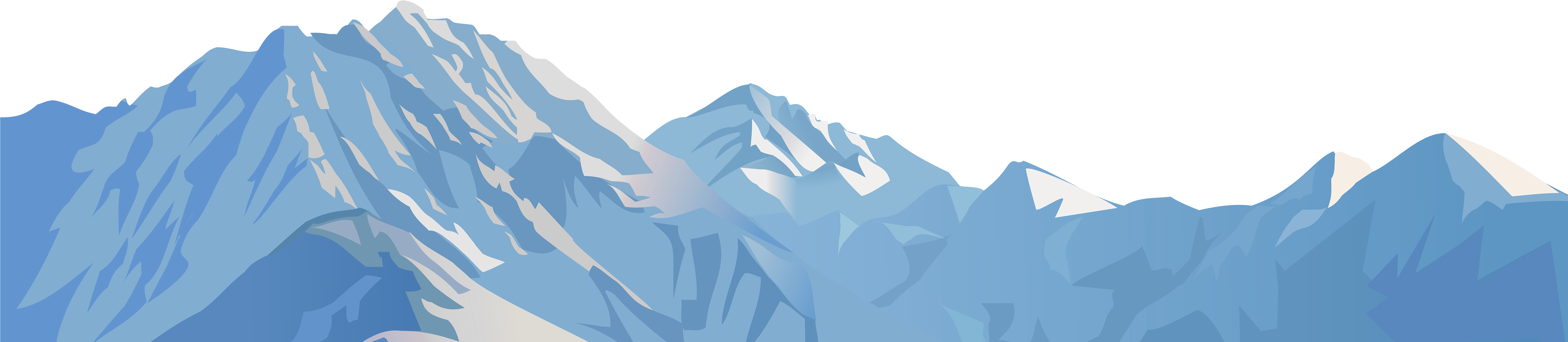 Snowy Mountain Transparent Clip Art Image - Snowy Mountain Transparent (8000x1820)