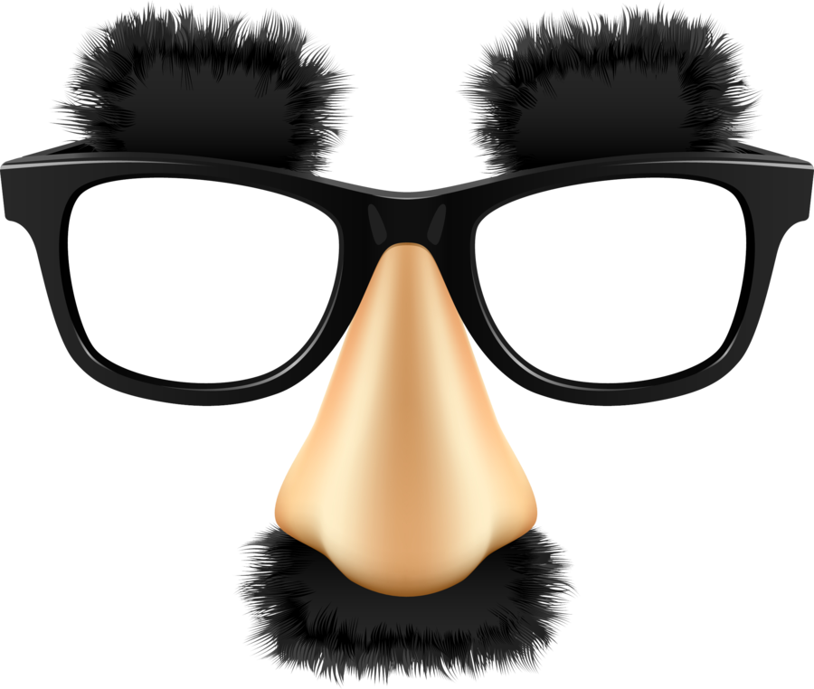 Glasses - Groucho Glasses Transparent (2500x2118)