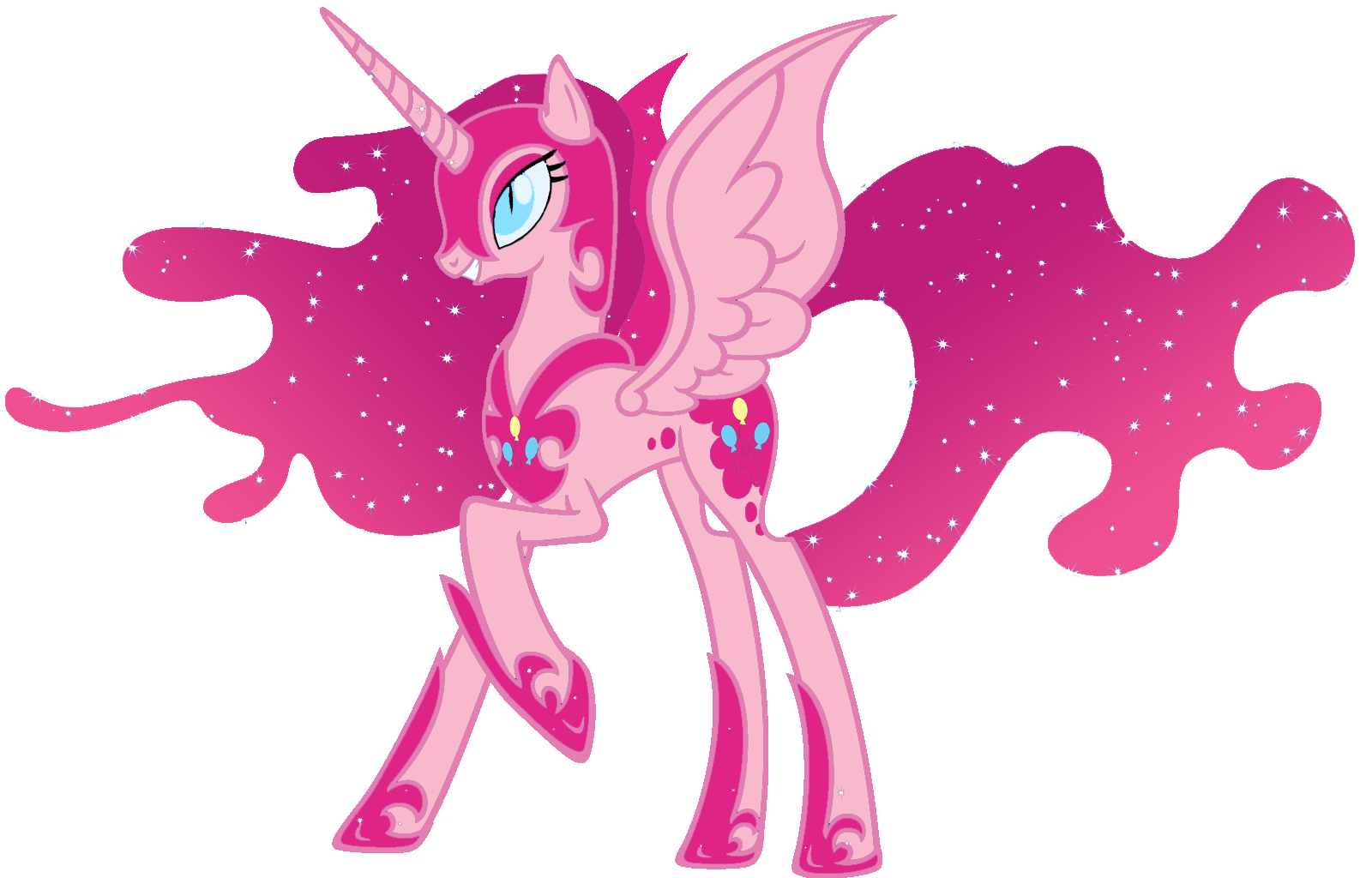 Princess Luna Apple Bloom Twilight Sparkle Pinkie Pie - Princess Luna Apple Bloom Twilight Sparkle Pinkie Pie (1600x1024)