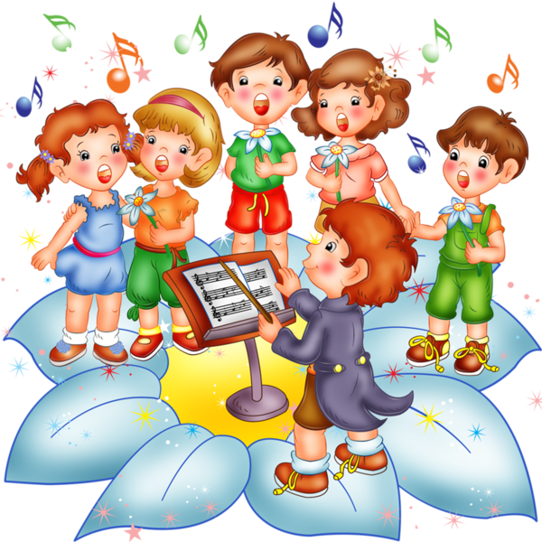 Clip Art - Музыка Дети (600x600)