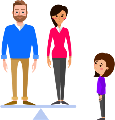 "your Father And I Have Different Opinions - Cartoon (388x404)